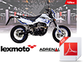 A6 Bike brochure for Adrenaline 125
