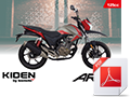 A6 Bike brochure for Kiden Aries 125
