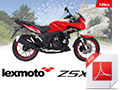 A6 Bike brochure for ZSX-F 125
