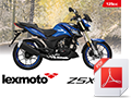 A6 Bike brochure for ZSX-R 125